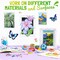 LET'S RESIN PAINT Acrylic Paint Markers Brush Tip 72 Colors,Automatic Ink Control Acrylic Paint Pens,No Bleed & Good Coverage Acrylic Markers for Coloring Books,Rock Painting,Canvas,Ceramic,Wood